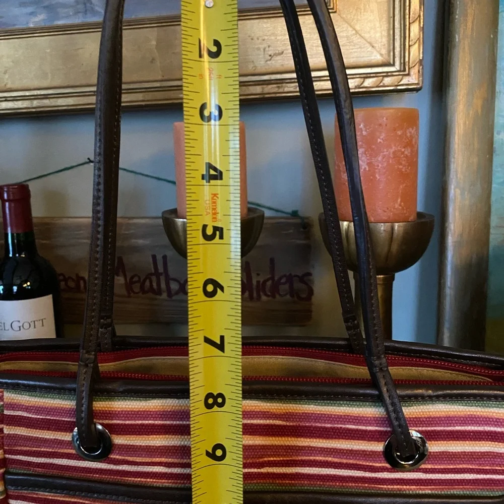 Talbots Canvas Tote with Zipper closure - Picture 9 of 12